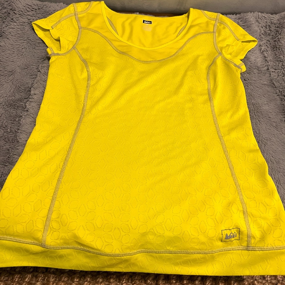REI Yellow Performance Shirt. Size S